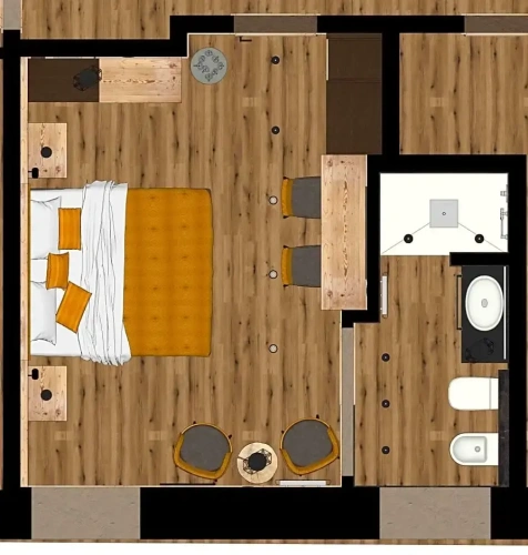 Deluxe Double room with mountain view