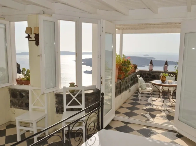 Studio with balcony
