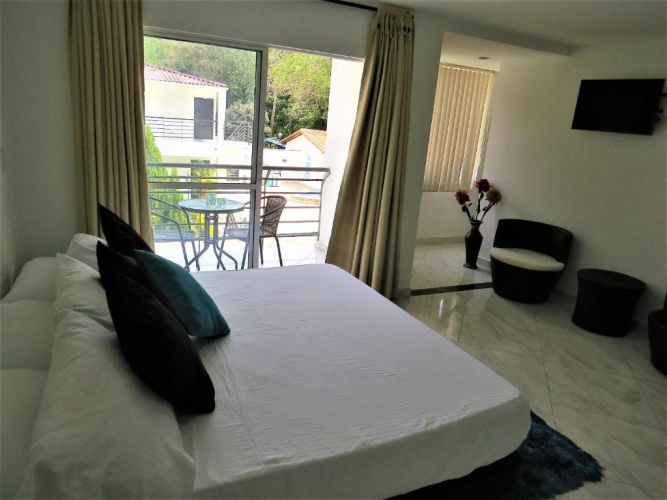 Junior Suite with balcony and with view