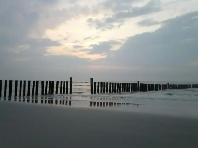 Lagoon on the Wadden See on Wangerooge
