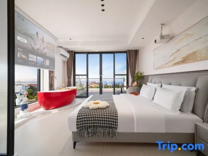 Standard Double room with balcony and with sea view
