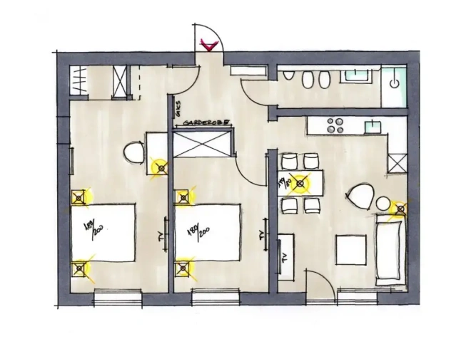2 Bedrooms Deluxe Apartment