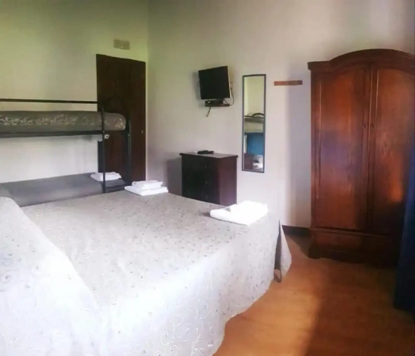 Standard Quadruple room with garden view