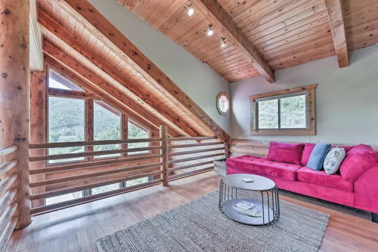 Spacious Hilltop Cabin w/ Deck & Scenic Views!