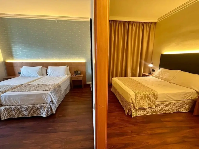 Standard Quadruple room with balcony