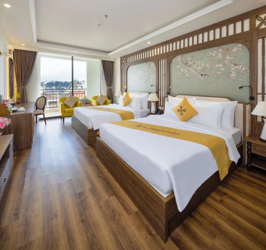 Premier Quadruple room with balcony