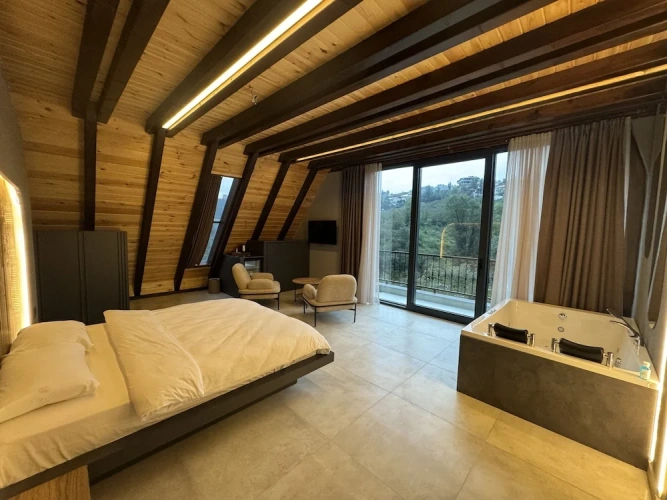 Standard Triple room with balcony and with view