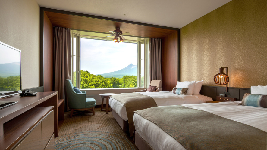 Superior Twin Studio with mountain view
