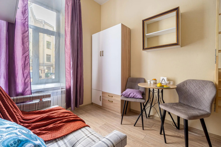 Фотография номера квартиры Point U Piter (Поинт Ю Питер) на улице Звенигородская