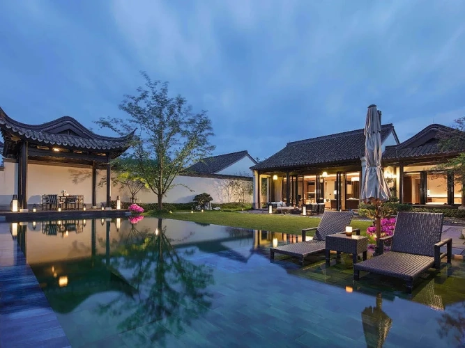 Double Villa with garden view