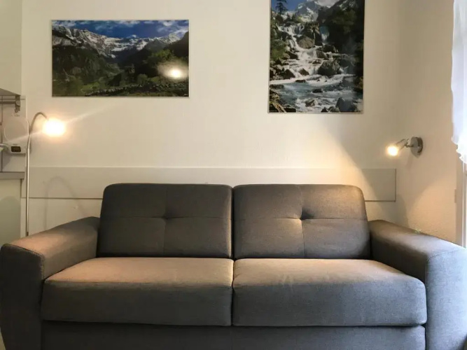 T2 +alcove, récent 4/5 pers. Parking. Balcon. Wifi