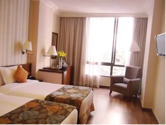 2 Bedrooms Family Suite with balcony and with city view