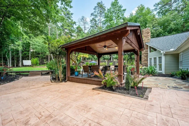 Poolside Farm Serenity Group Perfect, Cozy Gazebo