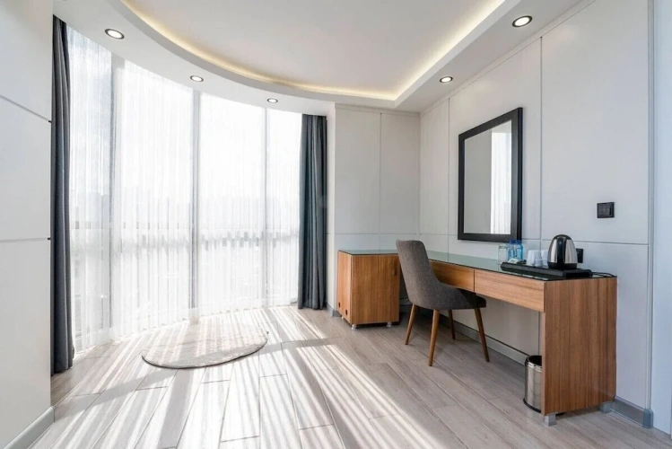 Deluxe Double room with balcony and with garden view