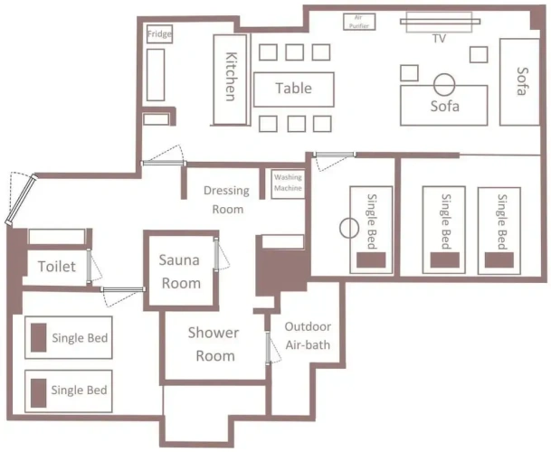 2 Bedrooms Premium Apartment with balcony