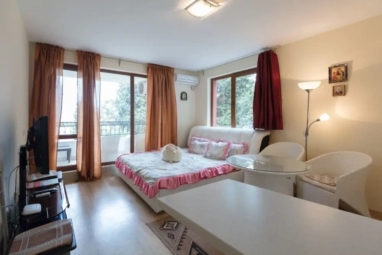 Double Family Studio with sea view