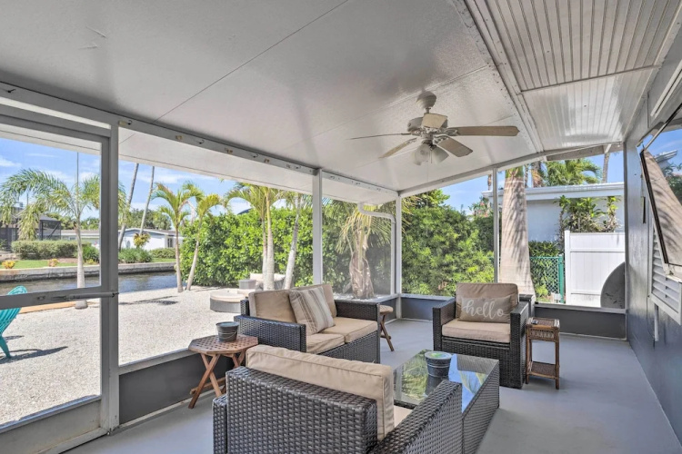 Palm City Canalfront Home w/ Boat Dock & Fire Pit!