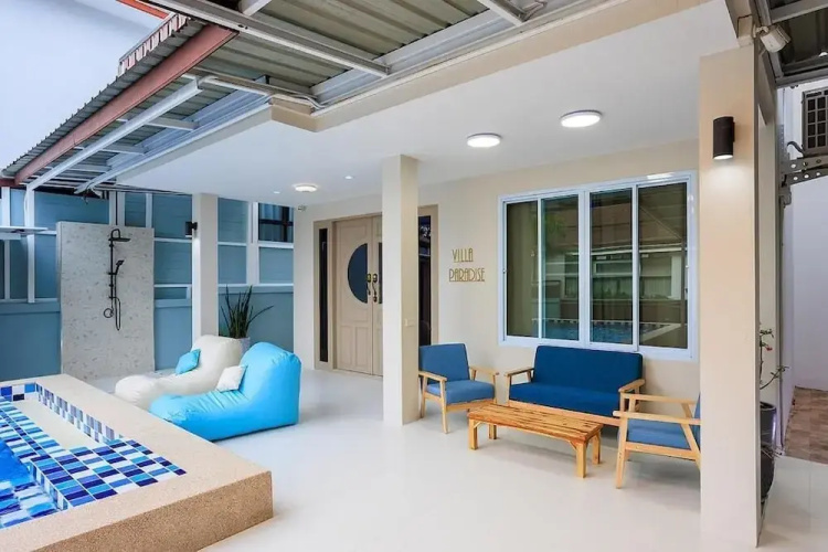 Renovated 3BR Pool Villa Near Beach V228