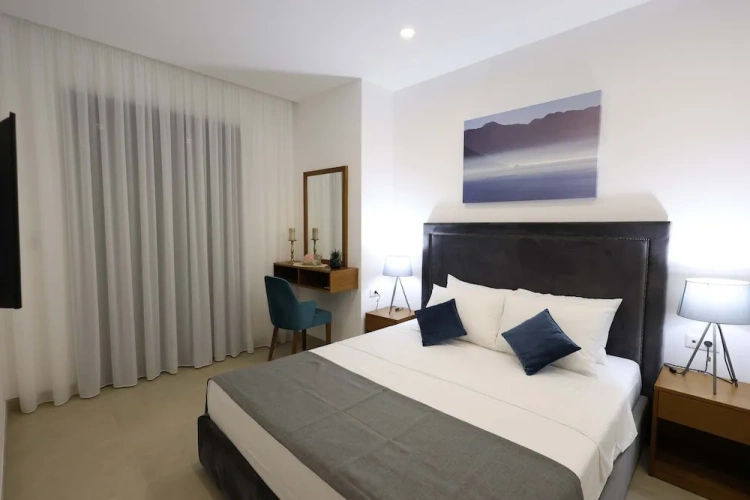 1 Bedroom Apartment with balcony and with partial sea view