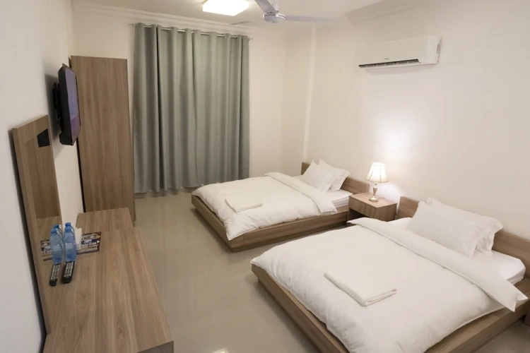 2 Bedrooms Standard Double room with city view