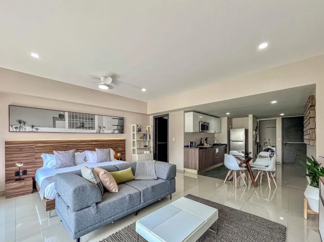 Business Apartment with balcony