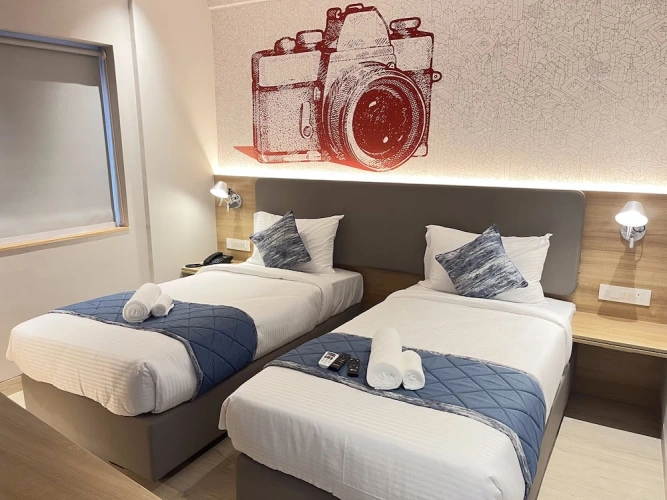 Deluxe Double room with city view
