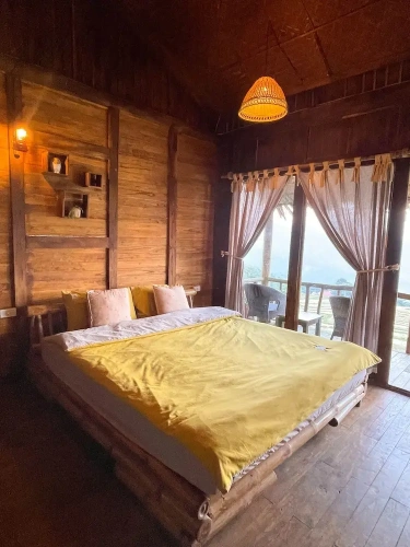 Double Bungalow with balcony and with view