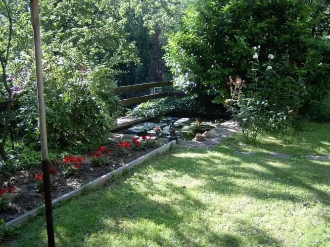 Standard Twin room with garden view