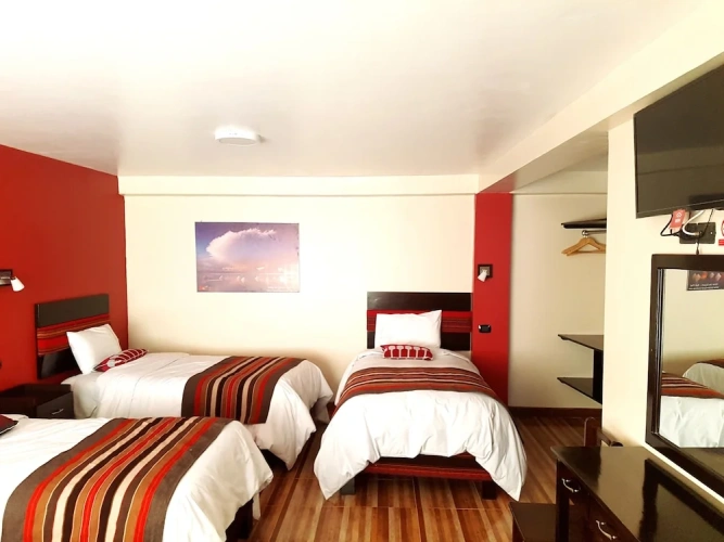 Standard Quadruple room with balcony