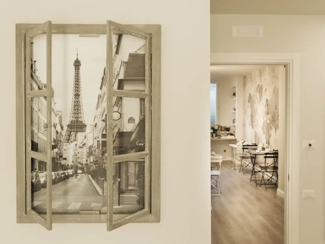 Superior Quadruple room with balcony and with park view