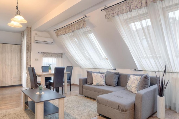 Penthouse Suite with balcony and with view