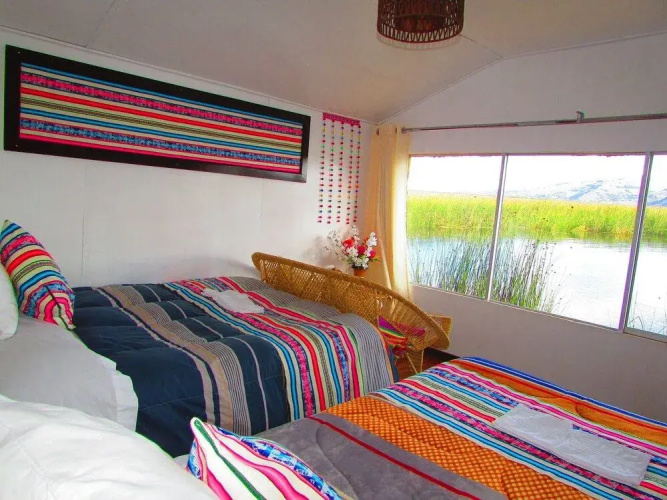 Uros Floating Home Titicaca
