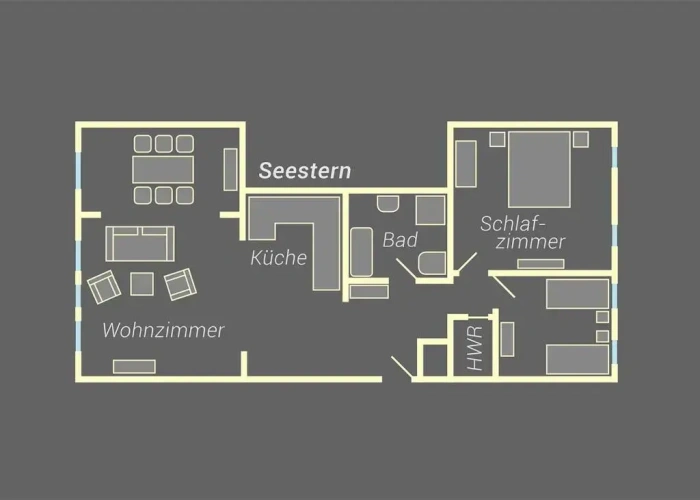 2 Bedrooms Apartment