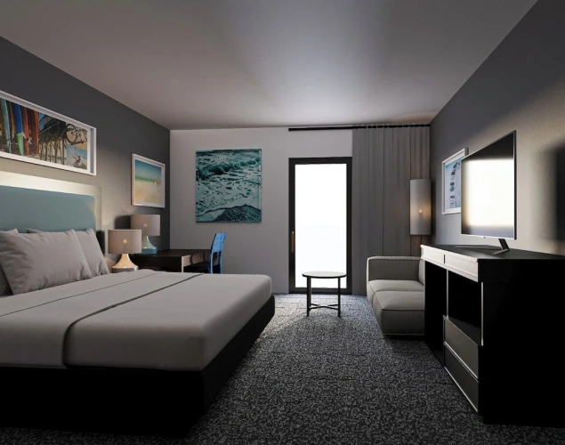 Standard Double room with balcony and with lake view