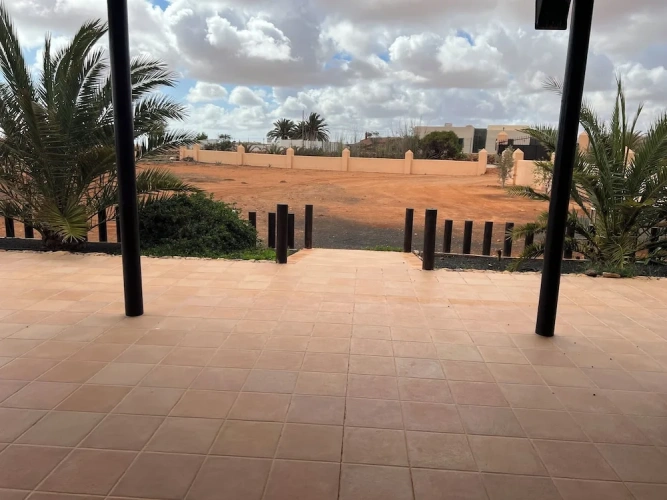 Outside