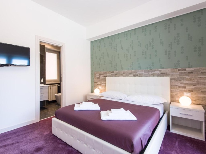 Standard Quadruple room with balcony and with view
