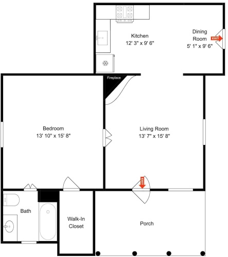 1 Bedroom Cottage