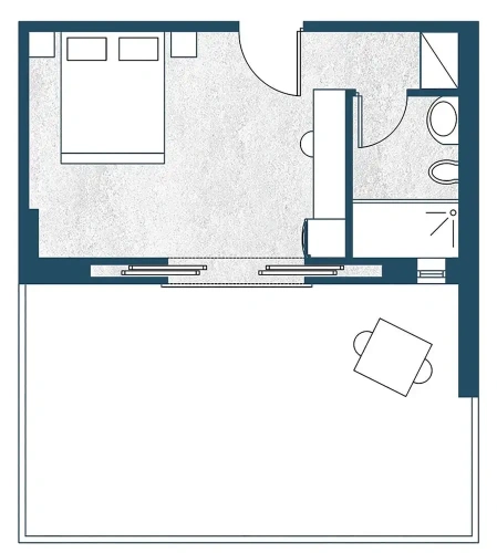 Superior Double Apartment with city view