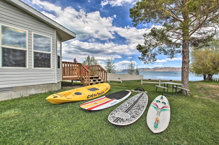 Spacious Family Home w/ Kayak + Deck on Bear Lake!