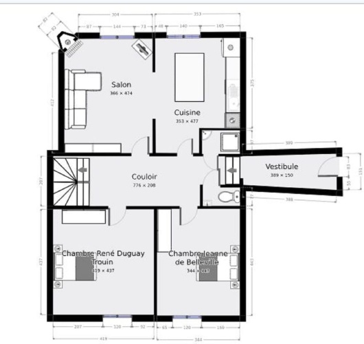 4 Bedrooms Comfort Apartment