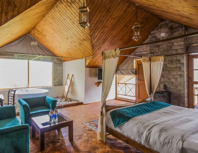 Double Suite with mountain view