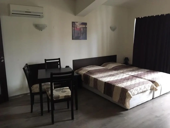 Studio with balcony and with view