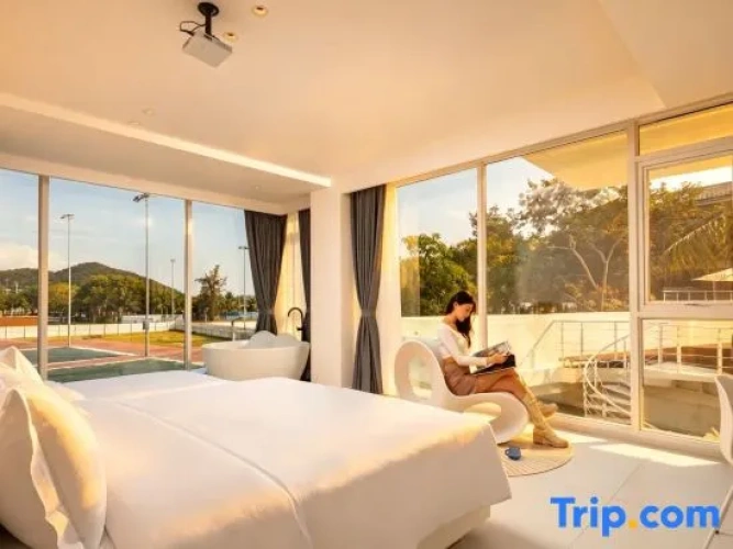 Standard Twin room with pool view