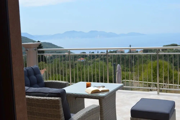 Villa Cleopatra sunset view