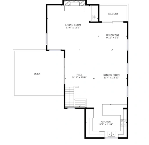 4 Bedrooms Cottage with balcony