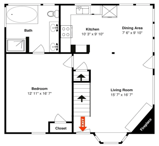 4 Bedrooms Studio