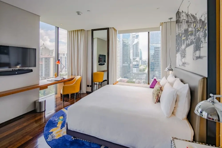 Standard Corner Double room with balcony and with garden view