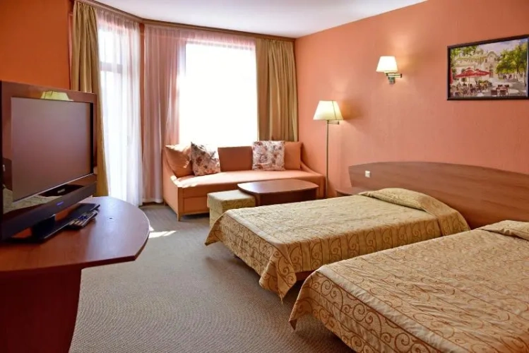 Standard Twin room with balcony and with view