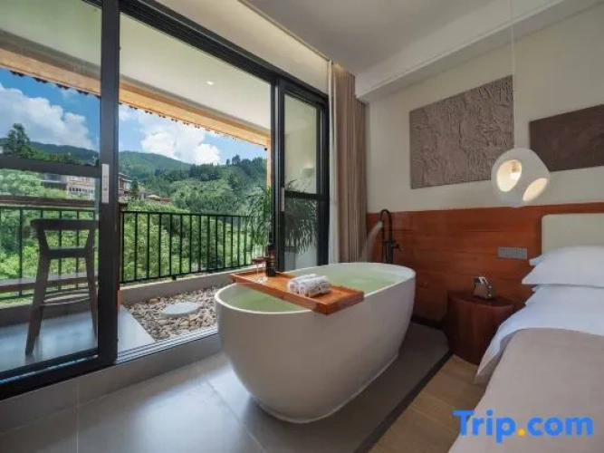 Standard Twin room with balcony and with mountain view