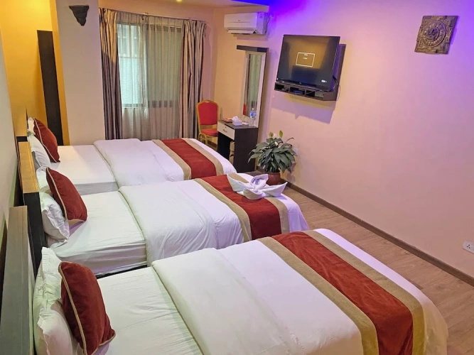 Deluxe Triple room with city view
